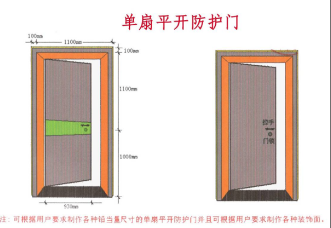 德宏2mmpb防护铅门